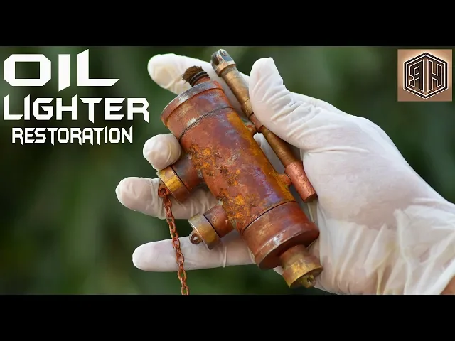 vintage oil ligter - impressive restoration